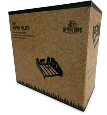 Image showing  Lazer Cut Bear Napkin Holder