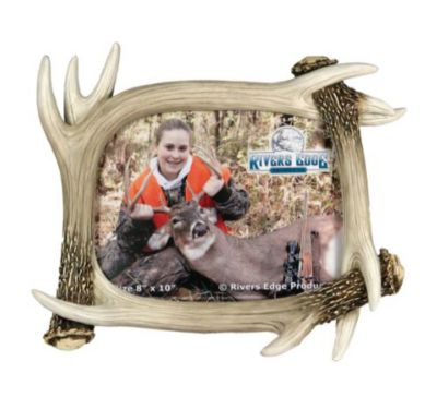 River's Edge Products 8 in. x 10in Antler Picture Frame