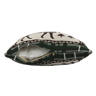 Image showing  18 in. Moose Tapestry Pillow, 2 Pack