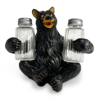 River's Edge Products Bear Glass Salt and Pepper Shakers