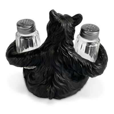Image showing 1 th River's Edge Products Bear Glass Salt and Pepper Shakers