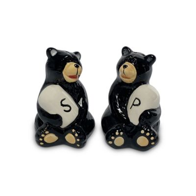 River's Edge Products Bear Holding Salt and Pepper Shakers