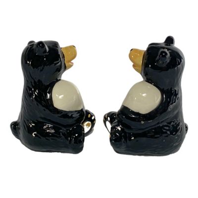 Image showing  Bear Holding Salt and Pepper Shakers