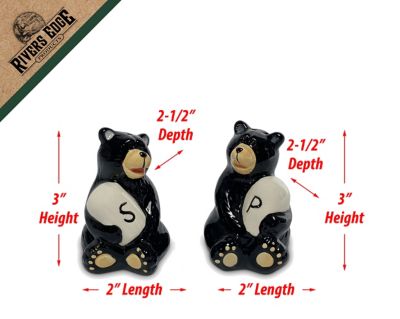 Image showing  Bear Holding Salt and Pepper Shakers