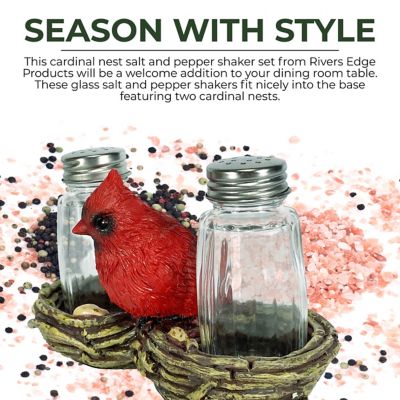 Image showing  Cardinal Salt and Pepper Shakers