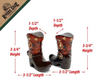Image showing  Cowboy Boots Salt and Pepper Shakers