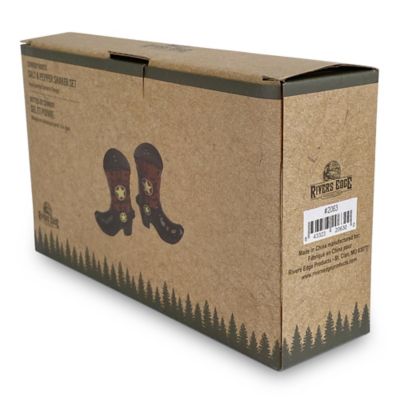 Image showing 5 th River's Edge Products Cowboy Boots Salt and Pepper Shakers