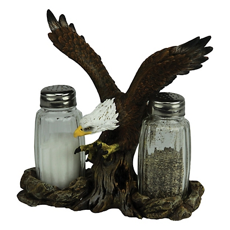 River's Edge Products Eagle Salt and Pepper Shakers