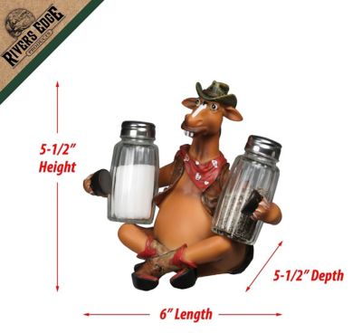 Image showing  Horse Holding Salt and Pepper Shakers