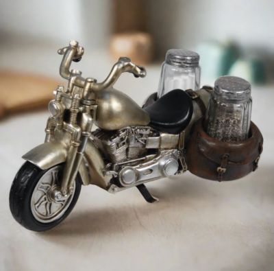 River's Edge Products Motorcycle Salt and Pepper Shakers