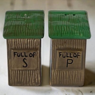 River's Edge Products Outhouse Salt and Pepper Shakers