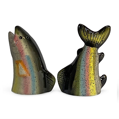 River's Edge Products Trout Salt and Pepper Shakers
