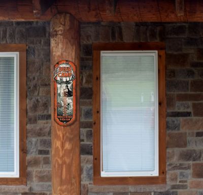 Image showing  Deer Camp Tin Thermometer