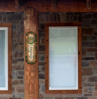 Image showing  Lunker's Tin Thermometer