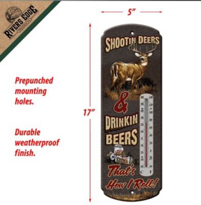Image showing  ShooTin Deers Tin Thermometer