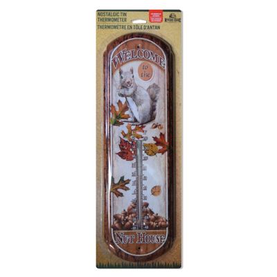 Image showing  Welcome Nut House Tin Thermometer