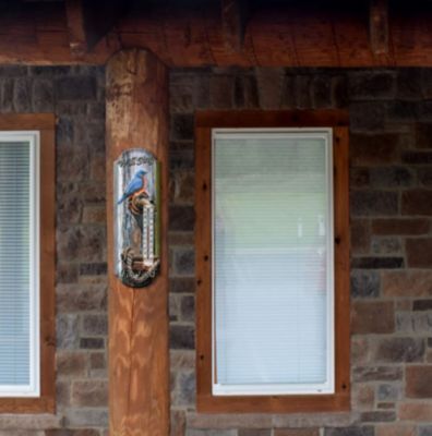 Image showing  Will Sing for Food Tin Thermometer