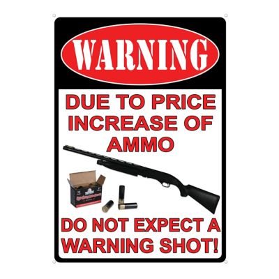 River's Edge Products Price Increase Tin Sign, 12 in. x 17 in.