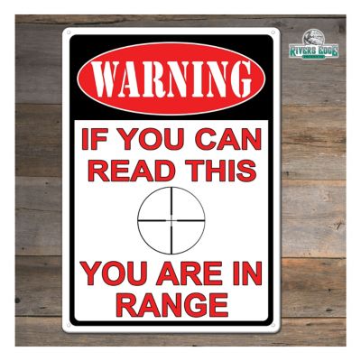 Image showing  You're in Range Tin Sign, 12 in. x 17 in.