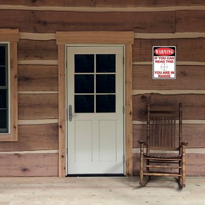 Image showing  You're in Range Tin Sign, 12 in. x 17 in.