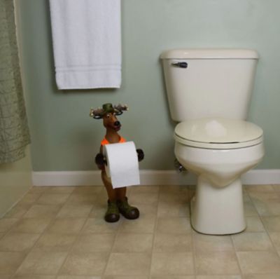 Image showing  Standing Deer Toilet Paper Holder