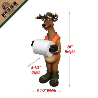 Image showing  Standing Deer Toilet Paper Holder
