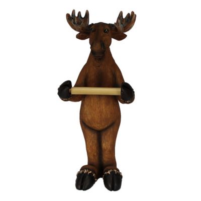 River's Edge Products Holder Standing Moose Toilet Paper