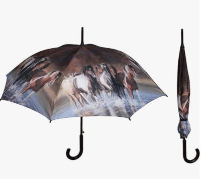 River's Edge Products 45 in. Horses Umbrella