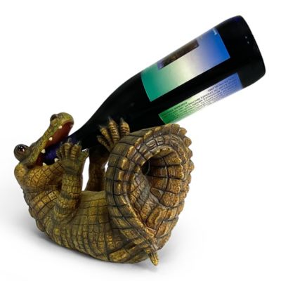 Image showing  Alligator Wine Bottle Holder
