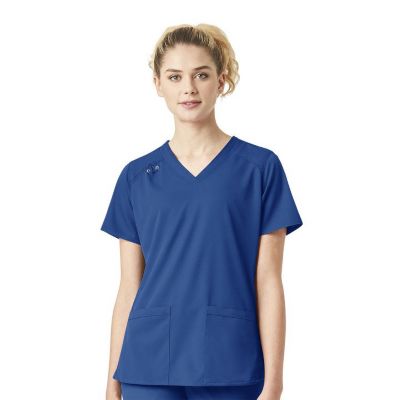 Carhartt Women's Force Liberty Comfort Multi-Pocket V-Neck Utility Scrub Top