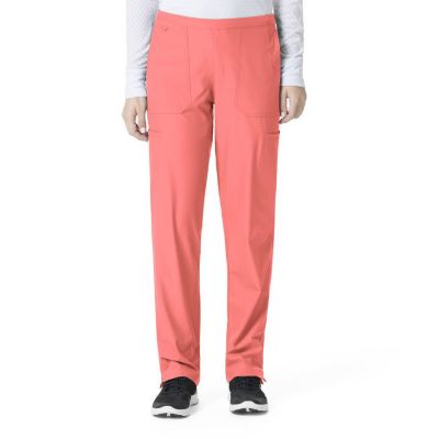 Carhartt Women's Rugged Flex 6-Pocket Straight Fit Mid-Rise Flat Front Straight Leg Scrub Pants