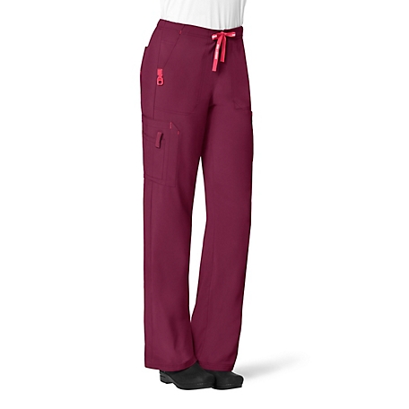 Carhartt Women's Mid-Rise Cross-Flex Scrub Bootcut Cargo Pants at
