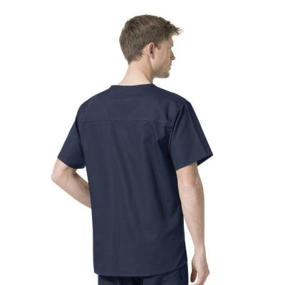 Image showing  Men's Rugged Flex 6-Pocket Slim Fit Scrub Top