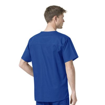Image showing  Men's Rugged Flex 6-Pocket Slim Fit Scrub Top