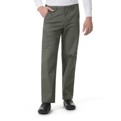 Smith's Workwear Men's Mid-Rise Print Fleece-Lined Cargo Canvas Pants