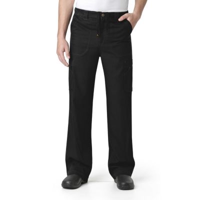 Image showing  Men's Classic Fit Mid-Rise Ripstop Scrubs Multi Cargo Pants
