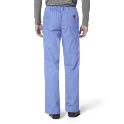Image showing  Men's Classic Fit Mid-Rise Ripstop Scrubs Multi Cargo Pants