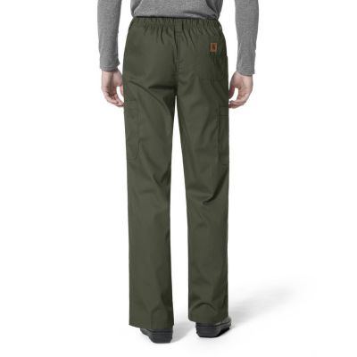 Image showing  Men's Classic Fit Mid-Rise Ripstop Scrubs Multi Cargo Pants