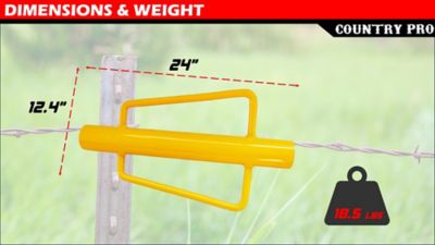 Image showing  2-3/4 in. Deluxe Fence Post Driver, 18.5 lb., Heavy-Duty Metal Construction