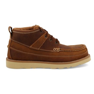 Image showing  Men's Steel Toe Wedge Sole Work Boots, 4 in.