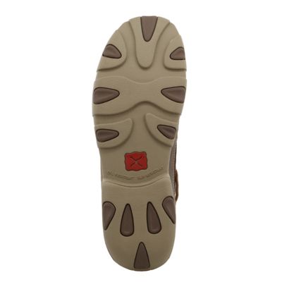 Image showing  Men's Composite Toe Slip-On Driving Moc Shoes, Brown