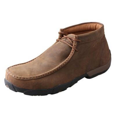 Twisted X Men's Chukka Driving Moc Casual Steel Toe Work Shoes