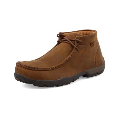 Twisted X Work Steel Toe Chukka Driving Moc Casual Shoes, MDMST01-W