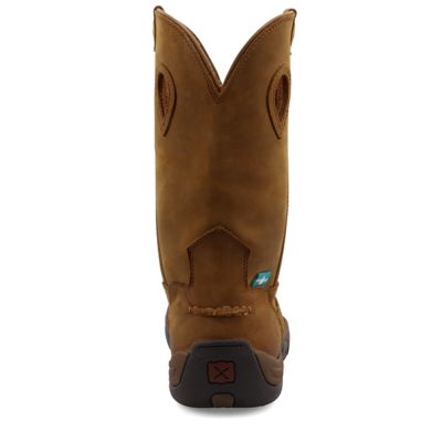 Image showing 5 th Twisted X Men's Composite Toe Mid-Calf Waterproof Pull-On Hiking Work Boots, 11 in.