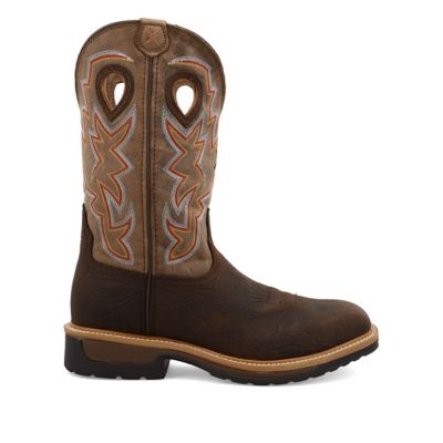 Image showing 4 th Twisted X Men's Lite Alloy Toe Work Boots, 12 in.