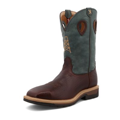 Twisted X Men's Steel Toe Lite Western Work Boots, 12 in.