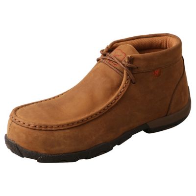 Twisted X Women's Steel Toe Chukka Driving Moc Casual Work Shoes