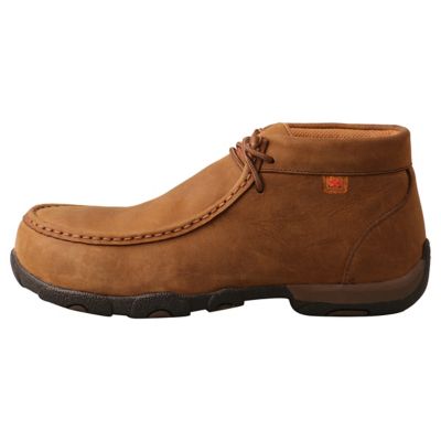 Image showing  Women's Steel Toe Chukka Driving Moc Casual Work Shoes