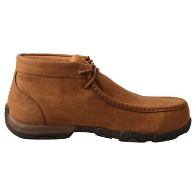 Image showing 5 th Twisted X Women's Steel Toe Chukka Driving Moc Casual Work Shoes