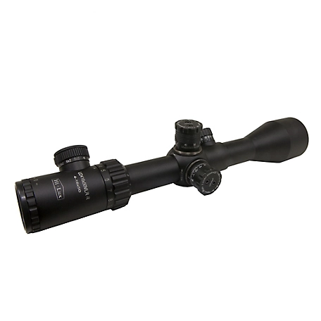 Hi-Lux Optics Uni-Dial Rifle 4-16X50 Scope, Green, 30mm Main Tube, SFP, MLR Ranging Reticle